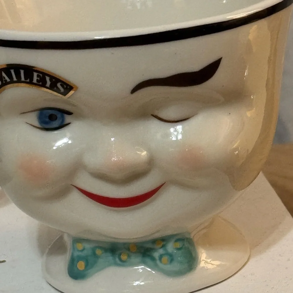 BAILEYS Vintage 90’s Creamer & Sugar Bowl Set‎ Tea Coffee Spiked Bar Cart Liquor